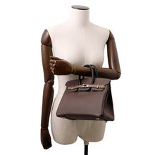 将图像加载到图库查看器中，HERMES Birkin tricolor Ecorce/Etoupe/Black Epsom Size 25
