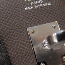 将图像加载到图库查看器中，HERMES Birkin tricolor Ecorce/Etoupe/Black Epsom Size 25

