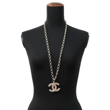 Load image into Gallery viewer, CHANEL CC Logo Rhinestone Necklace Multicolor Metal Rhinestone
