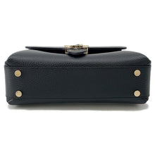 将图像加载到图库查看器中，GUCCI Interlocking G Bag Black510302 Leather
