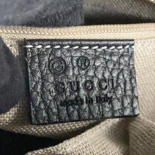 将图像加载到图库查看器中，GUCCI Interlocking G Bag Black510302 Leather
