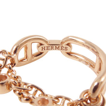 Load image into Gallery viewer, HERMES Chaine d&#39;Ancre Chaos Ring PM Size 51/Approximately No. 9H222627B 00051 18K Pink Gold
