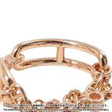 Load image into Gallery viewer, HERMES Chaine d&#39;Ancre Chaos Ring PM Size 51/Approximately No. 9H222627B 00051 18K Pink Gold
