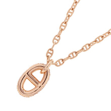 将图像加载到图库查看器中，HERMES Chaine d&#39;Ancre Farandole Pendant PM Size STH221303B 00ST 18K Pink Gold

