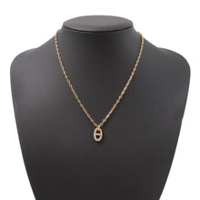 将图像加载到图库查看器中，HERMES Chaine d&#39;Ancre Farandole Pendant PM Size STH221303B 00ST 18K Pink Gold
