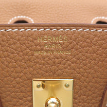 Load image into Gallery viewer, HERMES Birkin Gold Togo Leather Size 25
