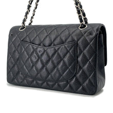 Load image into Gallery viewer, CHANEL Matelasse W Flap ChainShoulder Bag BlackA01112 Caviar Leather Size 25
