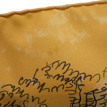 Load image into Gallery viewer, HERMES Carre LES AMAZONES Lady on Horseback Size 90 Yellow/Multicolor Silk100%
