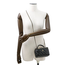 将图像加载到图库查看器中，CHANEL Matelasse Chain Vanity BlackAP1472 Lambskin
