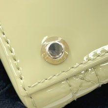 将图像加载到图库查看器中，Dior Lady Dior 2WAYHandbag Light Green Patent Leather Size Mini
