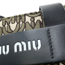 将图像加载到图库查看器中，MIUMIU MIU EVERYWHERE 2way Handbag Japan Limited Edition Khaki/Beige5BA085 Canvas
