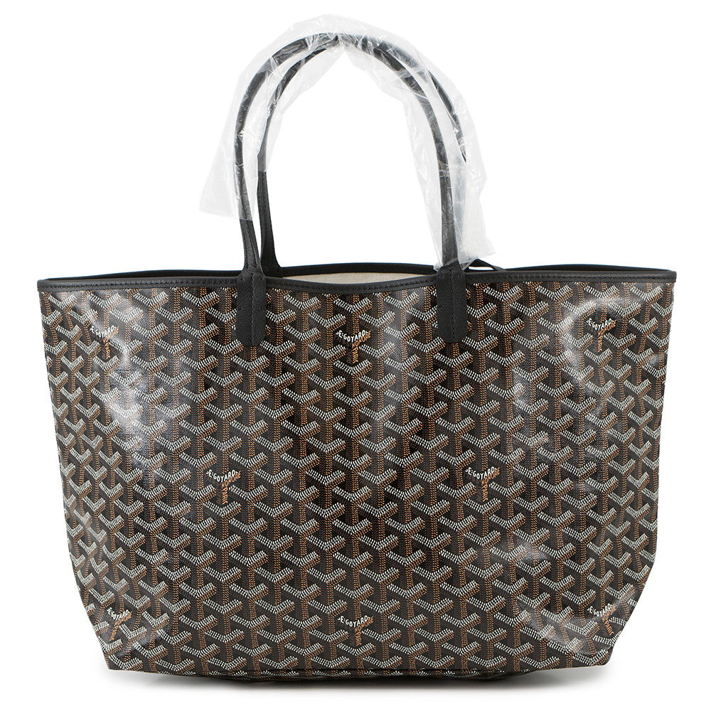GOYARD Saint Louis BlackSTLOUIPMLTY01CL01P PVC Leather Size PM