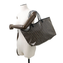 将图像加载到图库查看器中，GOYARD Saint Louis BlackSTLOUIPMLTY01CL01P PVC Leather Size PM
