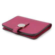 Load image into Gallery viewer, HERMES Dogon Card Case Rose Purple Evercolor
