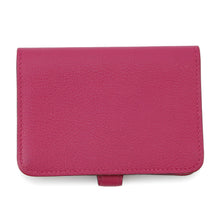 Load image into Gallery viewer, HERMES Dogon Card Case Rose Purple Evercolor
