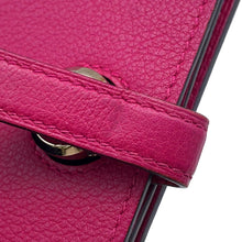 Load image into Gallery viewer, HERMES Dogon Card Case Rose Purple Evercolor
