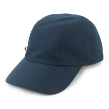 将图像加载到图库查看器中，HERMES Davis Dot Medall Cap Size 57 Navy150BF500 Cotton100%
