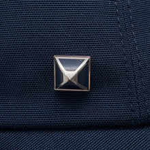 将图像加载到图库查看器中，HERMES Davis Dot Medall Cap Size 57 Navy150BF500 Cotton100%
