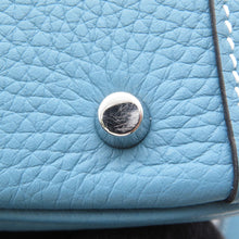将图像加载到图库查看器中，HERMES Lindy New Blue Jean Taurillon Clemence Size Mini
