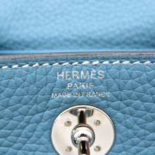 将图像加载到图库查看器中，HERMES Lindy New Blue Jean Taurillon Clemence Size Mini
