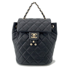 Load image into Gallery viewer, CHANEL Matelasse ChainBackpack BlackAS4058 Caviar Leather
