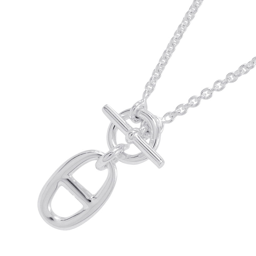 HERMES Chaine d'Ancre Amulette Necklace SV925