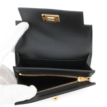 Load image into Gallery viewer, HERMES Kelly Pocket Slim Black Veau Madame

