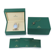 Load image into Gallery viewer, ROLEX Datejust 41 W41mm Stainless Steel K18WG Azzurro Blue Dial126334
