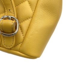 Load image into Gallery viewer, CHANEL Matelasse Backpack YellowAS3787 Calf Leather
