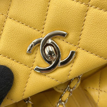 将图像加载到图库查看器中，CHANEL Matelasse Backpack YellowAS3787 Calf Leather
