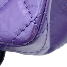 将图像加载到图库查看器中，CHANEL ★2.55 ChainShoulder Bag PurpleAS0874 Aged Calf Leather Size 20
