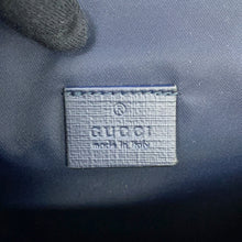 将图像加载到图库查看器中，GUCCI GG Canvas Children&#39;s Messenger Bag Navy/Beige793823 Canvas Leather
