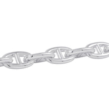 将图像加载到图库查看器中，HERMES Chaine d&#39;Ancre Bracelet 11 frames Size TGM SV925
