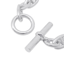 将图像加载到图库查看器中，HERMES Chaine d&#39;Ancre Bracelet 11 frames Size TGM SV925
