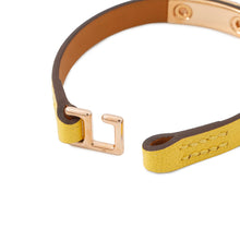 Load image into Gallery viewer, HERMES Rival Mini Bracelet Size T3 Jaune de Naples Swift Leather
