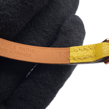 Load image into Gallery viewer, HERMES Rival Mini Bracelet Size T3 Jaune de Naples Swift Leather
