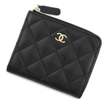 Load image into Gallery viewer, CHANEL CHANEL Timeless Classics L-shaped BlackAP3999 Caviar Leather
