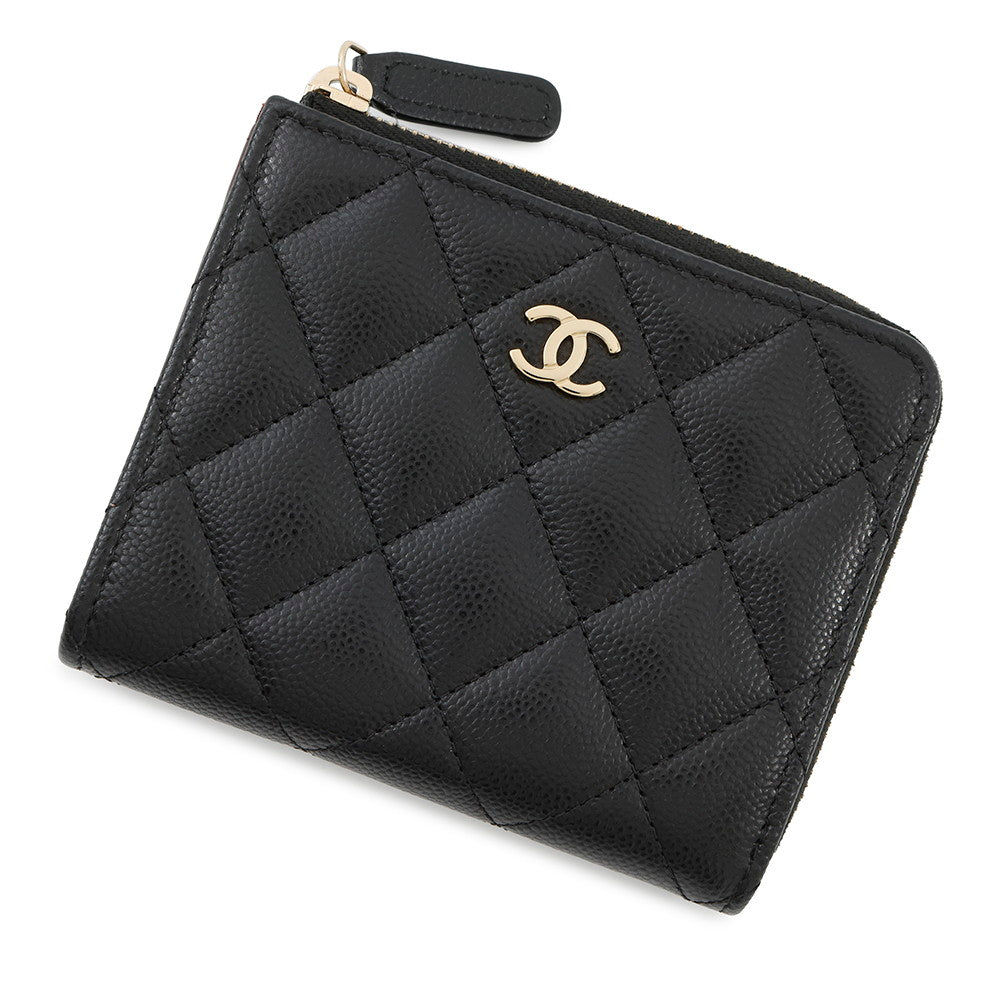 CHANEL CHANEL Timeless Classics L-shaped BlackAP3999 Caviar Leather