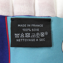 Load image into Gallery viewer, HERMES Twilly Camail Violet/Azur/Celadon Silk100%
