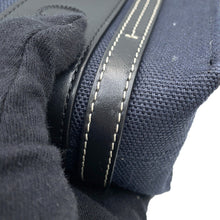 将图像加载到图库查看器中，Chloe Woody 2WAY Tote Bag Navy/BlackCHC23UP237 Canvas Leather Size Mini
