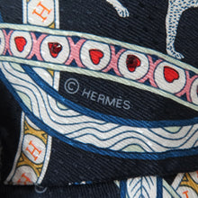 Load image into Gallery viewer, HERMES Twilly Bijoux Pique Black/Rouge/Gold Silk100% Bijoux
