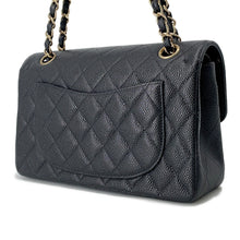 Load image into Gallery viewer, CHANEL Matelasse W Flap W Chain Shoulder BlackA01113 Caviar Leather Size 23
