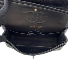 Load image into Gallery viewer, CHANEL Matelasse W Flap W Chain Shoulder BlackA01113 Caviar Leather Size 23
