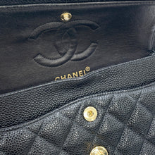 Load image into Gallery viewer, CHANEL Matelasse W Flap W Chain Shoulder BlackA01113 Caviar Leather Size 23

