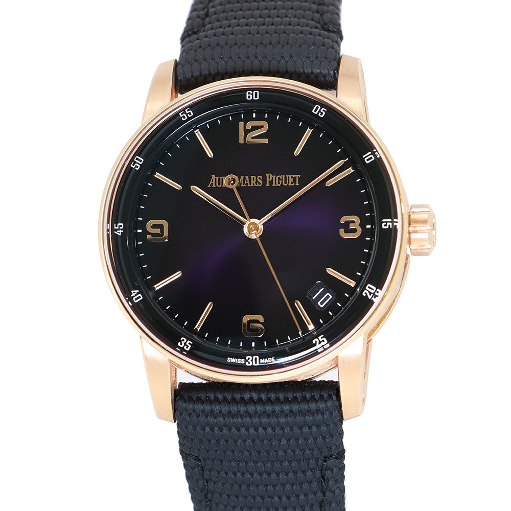 Audemars Piguet CODE11.59 by Audemars Piguet Automatic W41mm K18PG Rubber Purple Dial15210OR.OO.A002KB.02