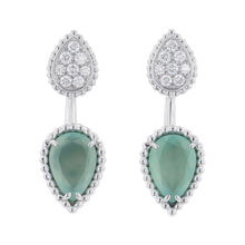 Load image into Gallery viewer, Boucheron Serpent Bohème 2 Motif Studded EarringJCO01534 18K White Gold
