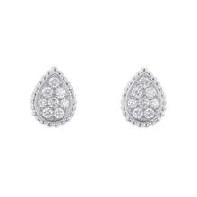 Load image into Gallery viewer, Boucheron Serpent Bohème 2 Motif Studded EarringJCO01534 18K White Gold
