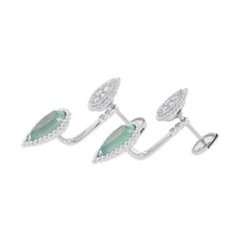 Load image into Gallery viewer, Boucheron Serpent Bohème 2 Motif Studded EarringJCO01534 18K White Gold
