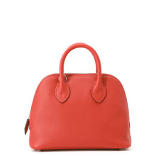 将图像加载到图库查看器中，HERMES Bolide1923 Verso Rouge Coeur/Rose Azalee Evercolor Size Mini

