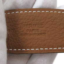 将图像加载到图库查看器中，HERMES Belt Buckle &quot;H&quot; &amp; Leather Belt (Kit) 32 Size 90 Black/Gold Box Calf Leather Togo Leather

